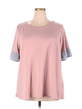Pink Blush Short Sleeve T-Shirt (view 1)