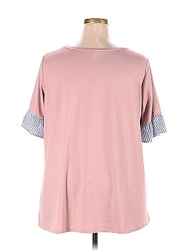 Pink Blush Short Sleeve T-Shirt (view 2)