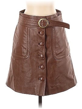 Céline Leather Skirt (view 1)