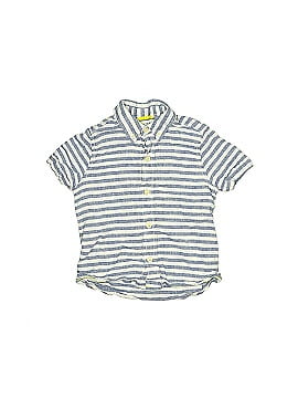Mini Boden Short Sleeve Button-Down Shirt (view 1)