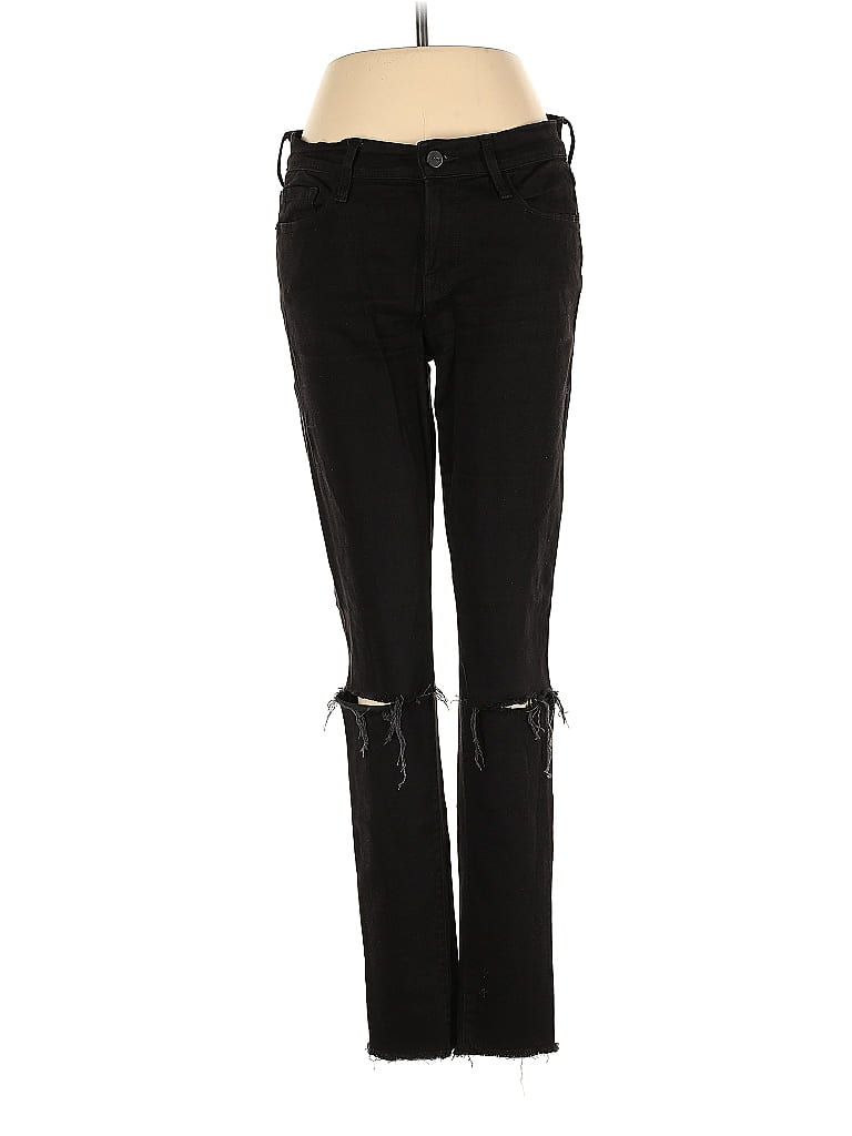 Pre-owned Frame Jeggings In Black