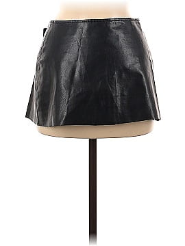 Holt Renfrew Collection Faux Leather Skirt (view 2)