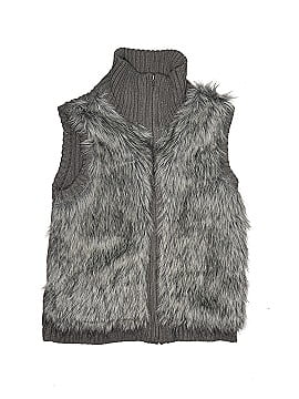 Justice Faux Fur Vest (view 1)