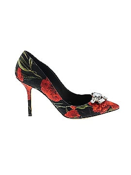 Dolce & Gabbana Printed Crystal-Embellished Heels (view 1)