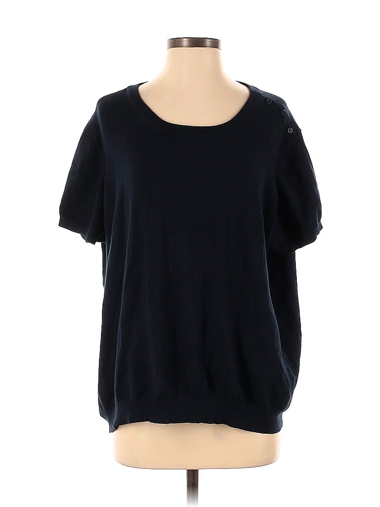 Pre-owned Modcloth Pullover Sweater In Black