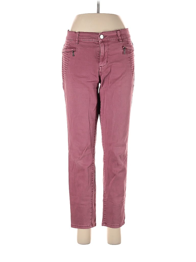 Soho Burgundy Casual Pants Size 8 - photo 1