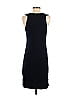 Banana Republic Solid Black Casual Dress Size S - photo 2