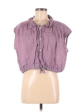 free people x cp shades Short Sleeve Blouse (view 1)