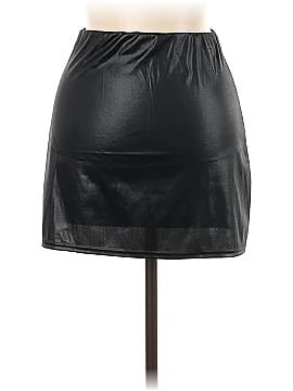 Elan Faux Leather Skirt (view 1)