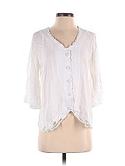 Soft Surroundings 3/4 Sleeve Button Down Shirt