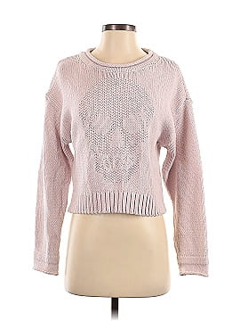 Skull Cashmere Pullover Sweater (view 1)