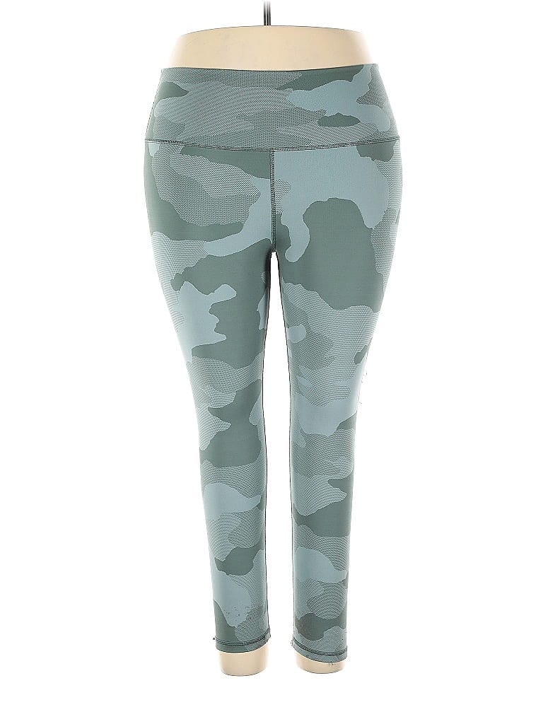 Pre-owned Aerie Leggings In Green