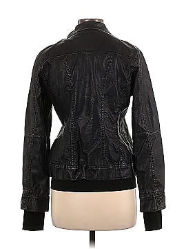 Lock & Love Faux Leather Jacket (view 2)