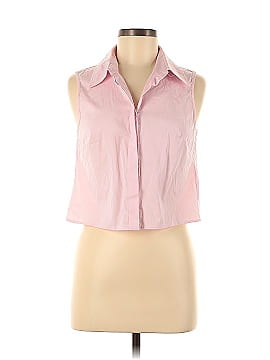 Milly Sleeveless Button-Down Shirt (view 1)