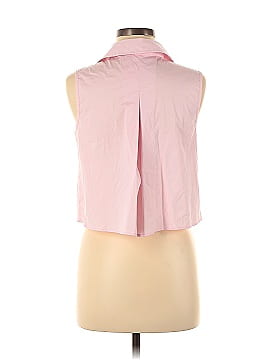 Milly Sleeveless Button-Down Shirt (view 2)