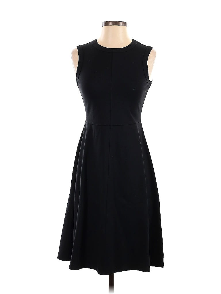 Banana Republic Solid Black Casual Dress Size XS - photo 1