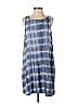 Velvet Heart 100% Tencel Acid Wash Print Tie-dye Blue Casual Dress Size S - photo 1