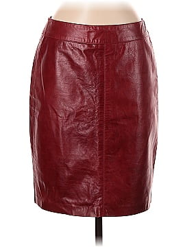 Laundry by Shelli Segal Leather Skirt (view 1)