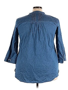 The Vermont Country Store 3/4 Sleeve Blouse (view 2)