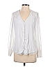 1.State 100% Polyester Ivory Long Sleeve Blouse Size S - photo 1