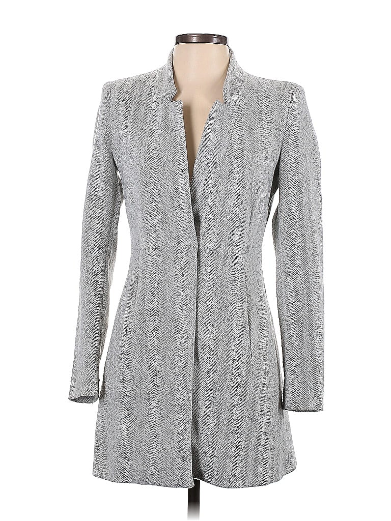 Zara 100% Acetate Marled Gray Jacket Size S - photo 1