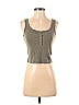 Abercrombie & Fitch Tan Sleeveless Henley Size S - photo 1