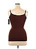 Empetua Solid Brown Tank Top Size XL - photo 2