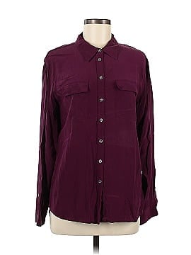 TWO by Vince Camuto Long Sleeve Silk Top (view 1)