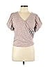 Assorted Brands Brown Short Sleeve Top Size L - photo 1