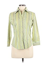 New York & Company 3/4 Sleeve Button Down Shirt