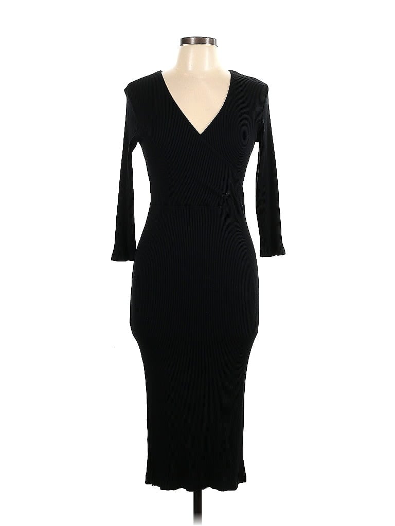 Amour Vert Black Casual Dress Size L - photo 1