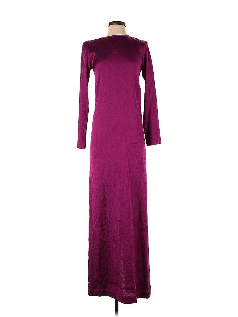 Alysi Burgundy Casual Dress Size 2 - photo 1