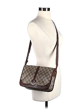 Gucci Vintage GG Canvas Web Crossbody Bag (view 2)