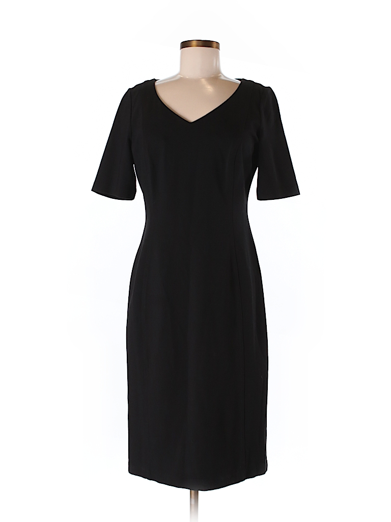 Talbots Solid Black Casual Dress Size 6 - 74% off | thredUP