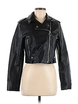 Bershka Faux Leather Jacket (view 1)