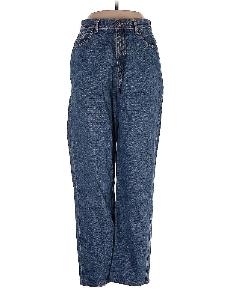 L.L.Bean 100% Cotton Solid Blue Jeans Size 10 (Tall) - photo 1