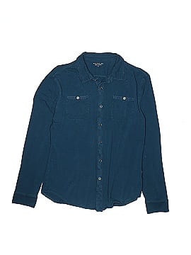 Structure Long Sleeve Button-Down Shirt (view 1)