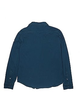 Structure Long Sleeve Button-Down Shirt (view 2)