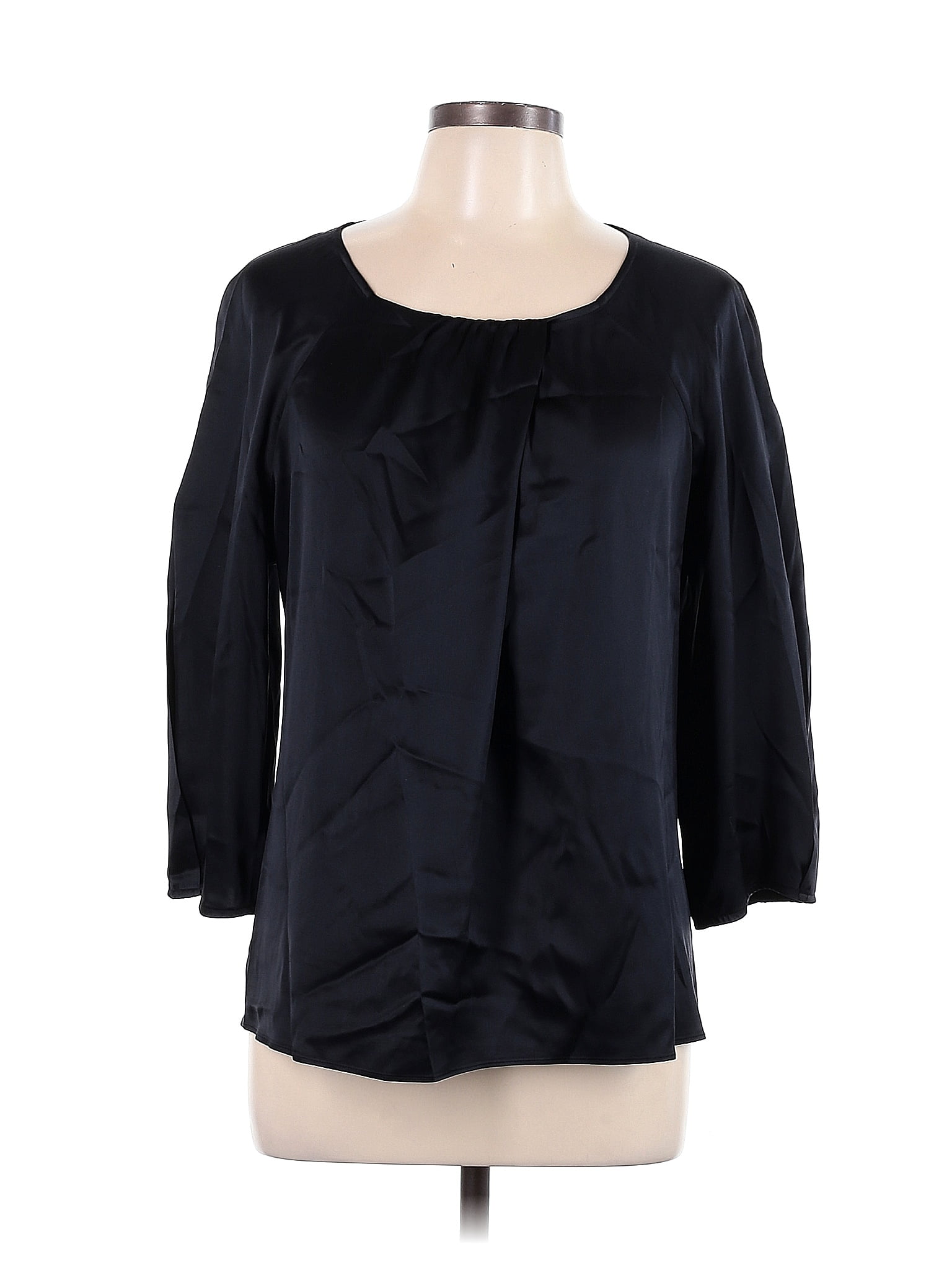 Vince Black Long Sleeve Blouse Size L 80 Off Thredup