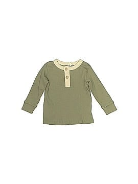 QUINCY MAE Long Sleeve Henley (view 1)