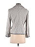 Ann Taylor LOFT Outlet 100% Cotton Houndstooth Marled Tweed Chevron-herringbone Gray Jacket Size S - photo 2
