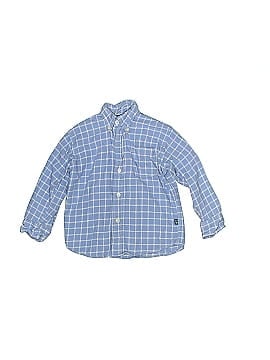 Cotton Blu Long Sleeve Button-Down Shirt (view 1)