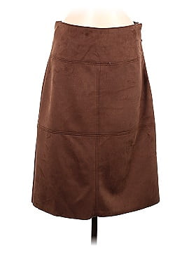 Chaps Faux Leather Skirt (view 1)