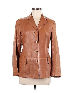 Luciano Barbera Leather Jacket (view 1)
