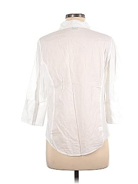 Ann Taylor 3/4 Sleeve Button-Down Shirt (view 2)
