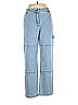 Wildfang Tortoise Grid Blue Jeans Size M - photo 1