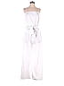 Zara 100% Cotton Solid White Jumpsuit Size M - photo 1