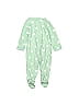 Carter's 100% Cotton Stars Graphic Polka Dots Green Long Sleeve Outfit Size 9 mo - photo 2