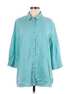 Coldwater Creek 3/4 Sleeve Button-Down Shirt (view 1)