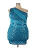 Fashion Nova 100% Polyester Blue Cocktail Dress Size 3X (Plus) - photo 1